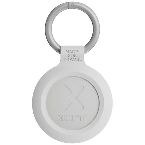 Balise de voyage promotionnelle résistante à l’eau Xtorm XTAG2GA Mélange blanc cendré